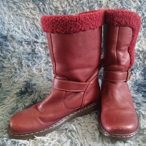 Dr Martens Brielle Retro Fleece Boots size 6US